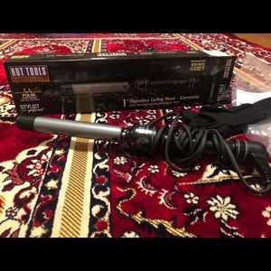 Hot Tools 1” flipperless curling wand